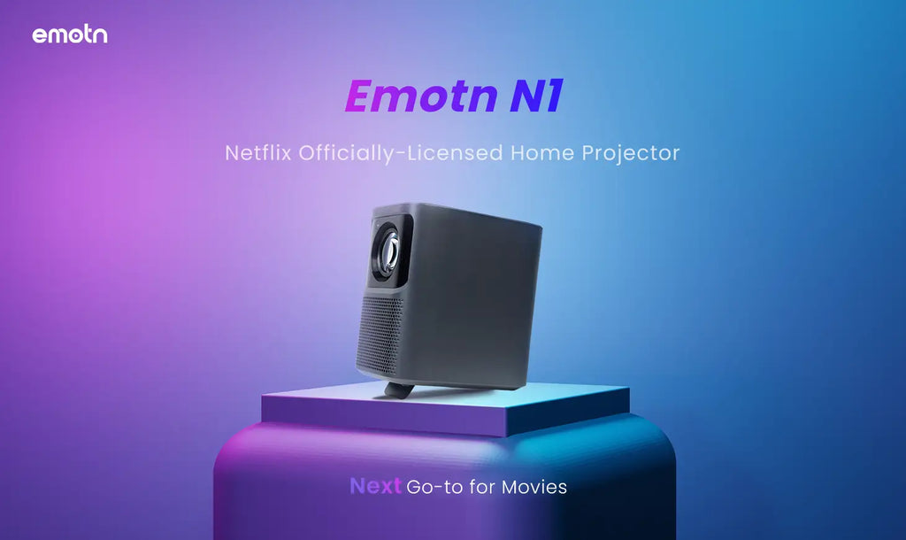 世界初！Netflix 公式ライセンス取得ホームプロジェクター　「Emotn N1 」新発売